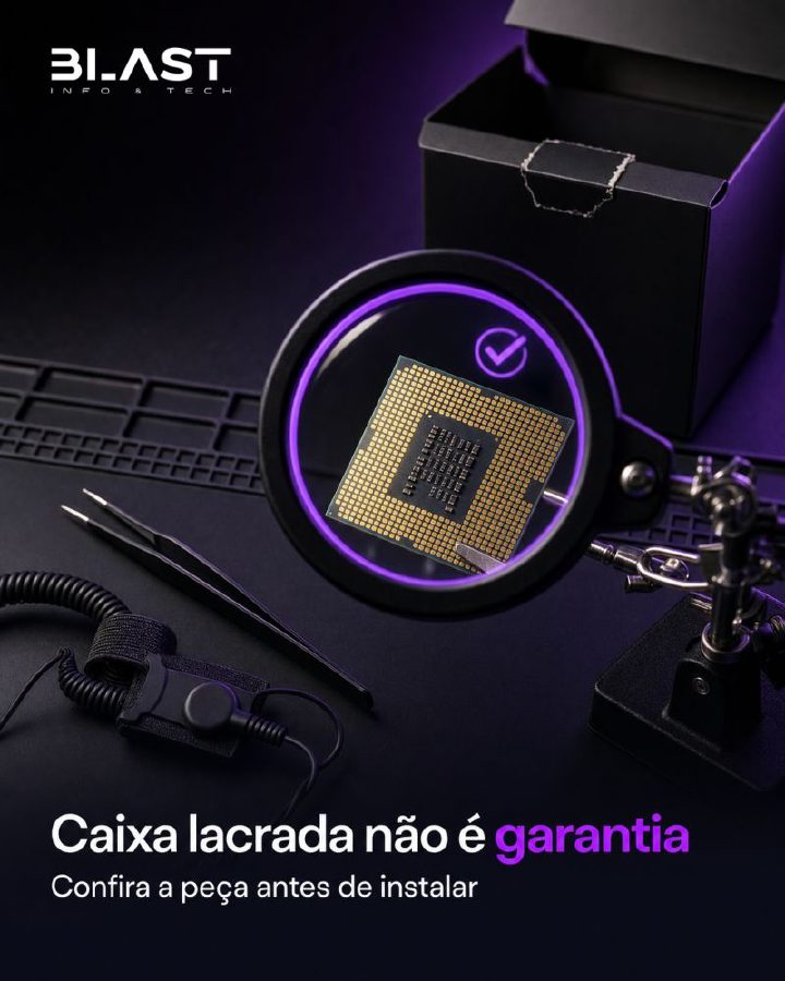 Imagem do post da Blast sobre o Ryzen 9 falsificado